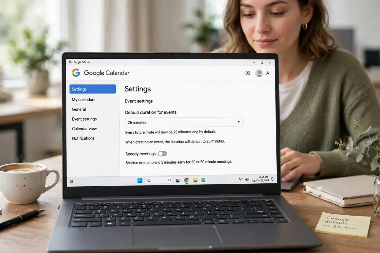 Change your calendar default.