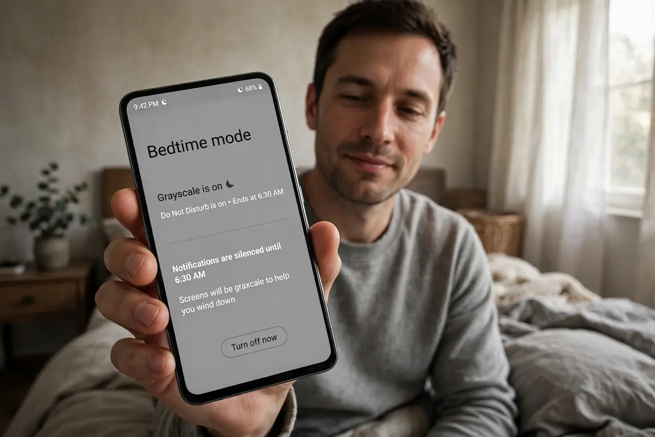 Android Bedtime Mode Feels Too Strict — photo showing the situation described in the guide.