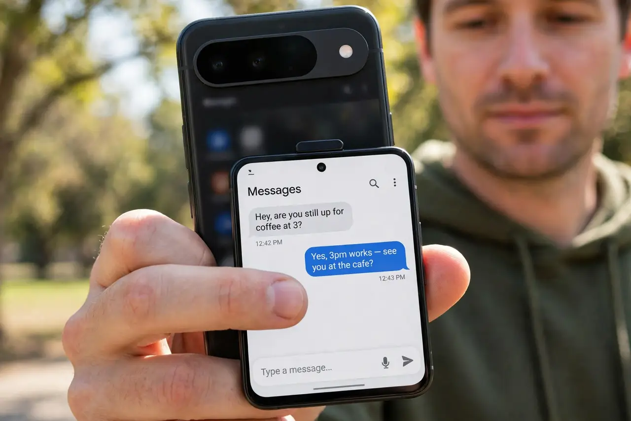 One-Handed Mode Shrinks the Screen Too Much — photo showing the situation described in the guide.