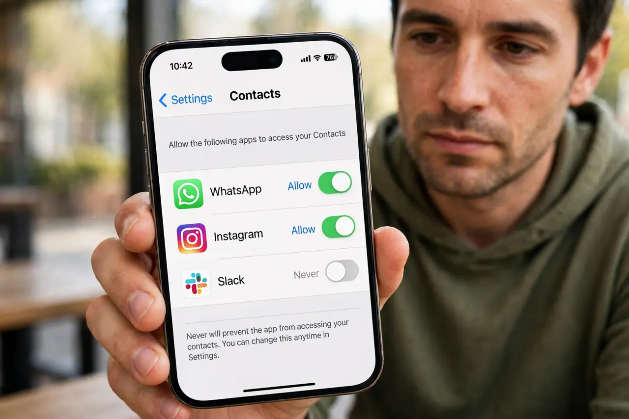App Has Contacts Permission It Does Not Need? — photo showing the situation described in the guide.