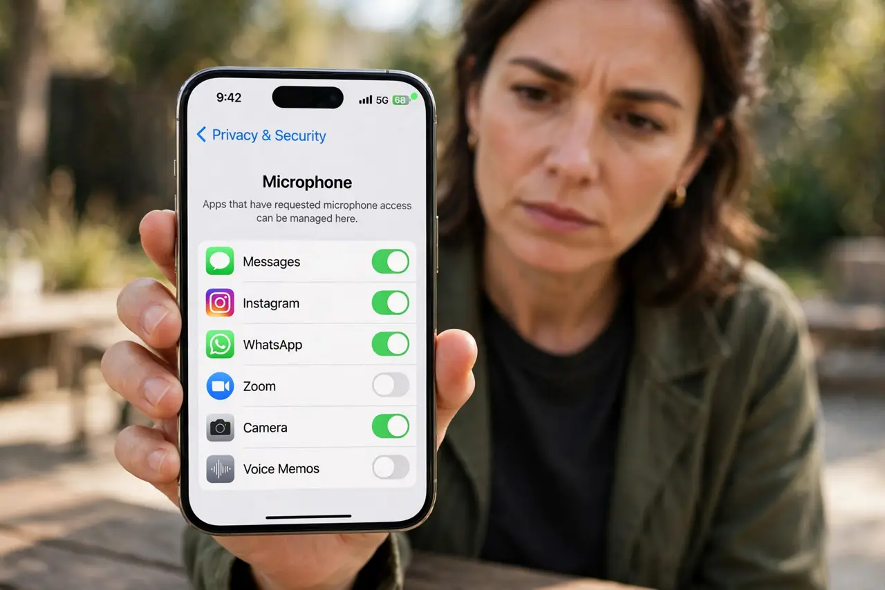 App Microphone Permission Always On? Fix It — photo showing the situation described in the guide.