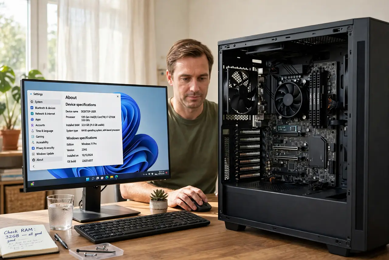 Computer Beeps Three Times on Startup? Fix It — photo showing the situation described in the guide.
