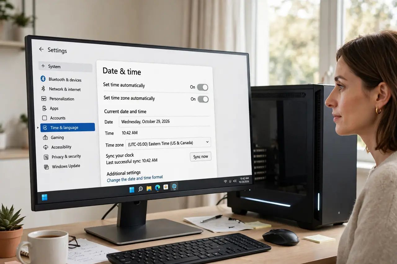 Computer Clock Resets on Every Boot? Fix It — photo showing the situation described in the guide.