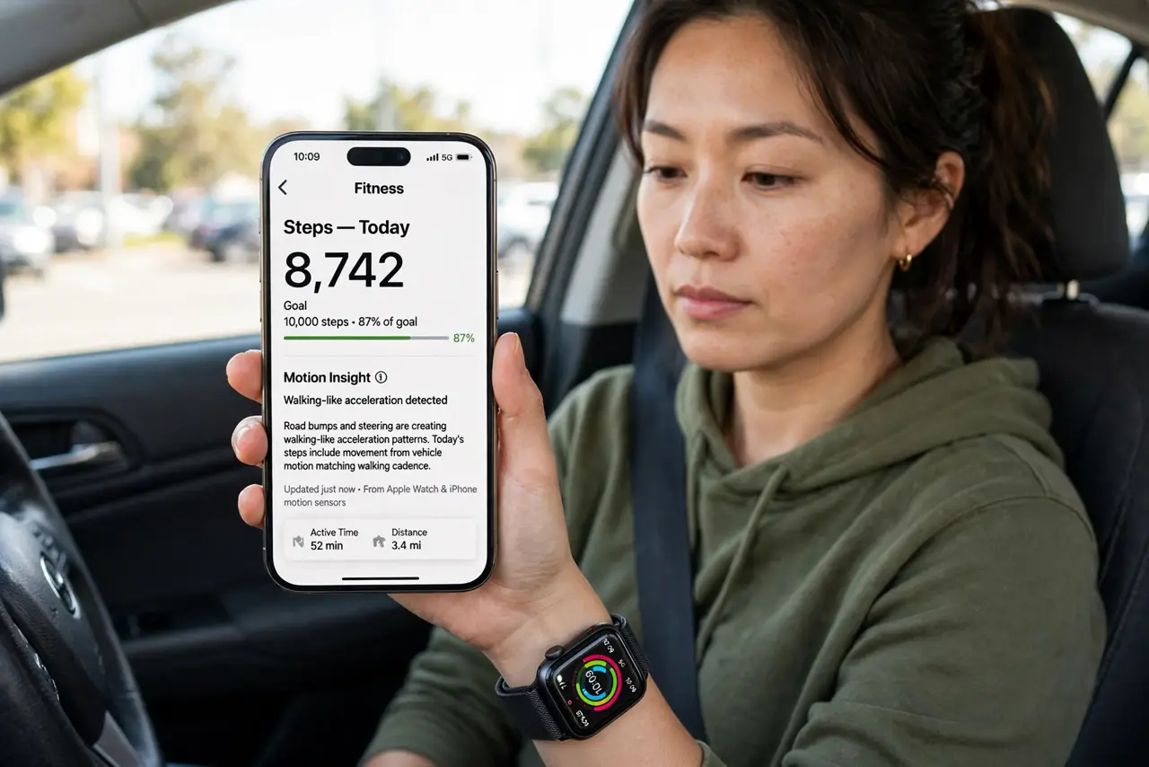 A person performing step 1: Understand what the tracker sees.
