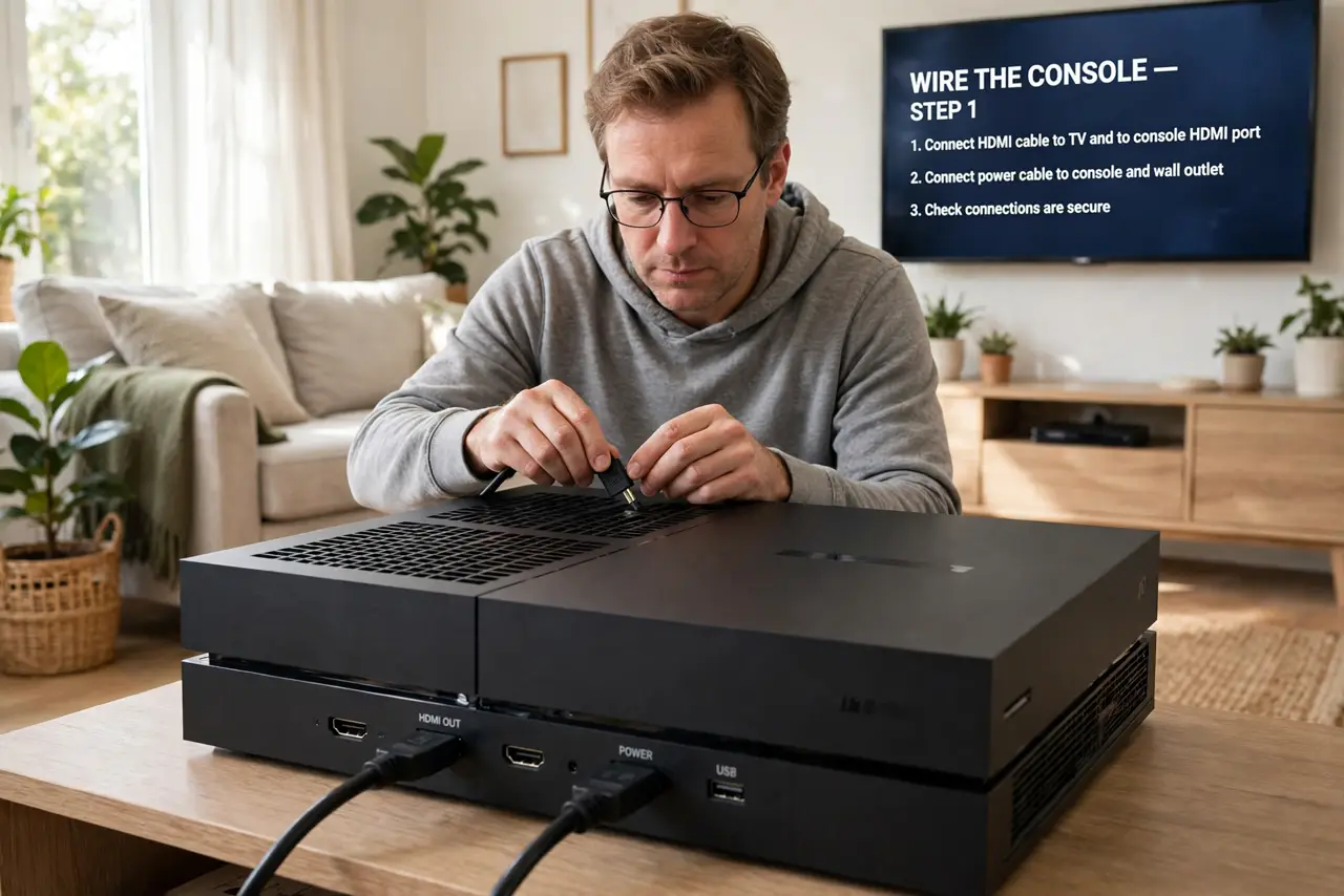 Person performing step 1: Wire the console if you can. Connect the console to the router with a cable, even temporarily, and test a game. If lag vanishes on...