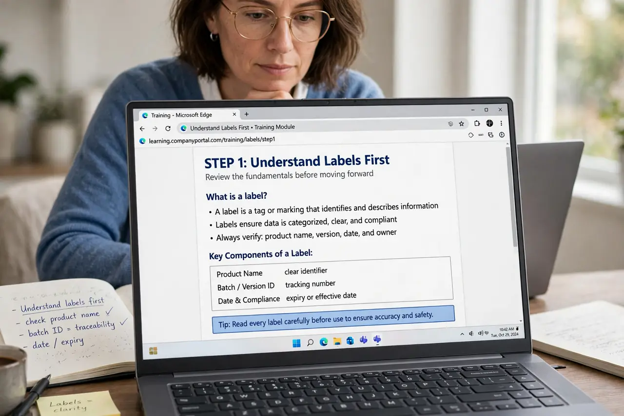 Step 1 in action for Gmail Filters vs Labels: Understand labels first.