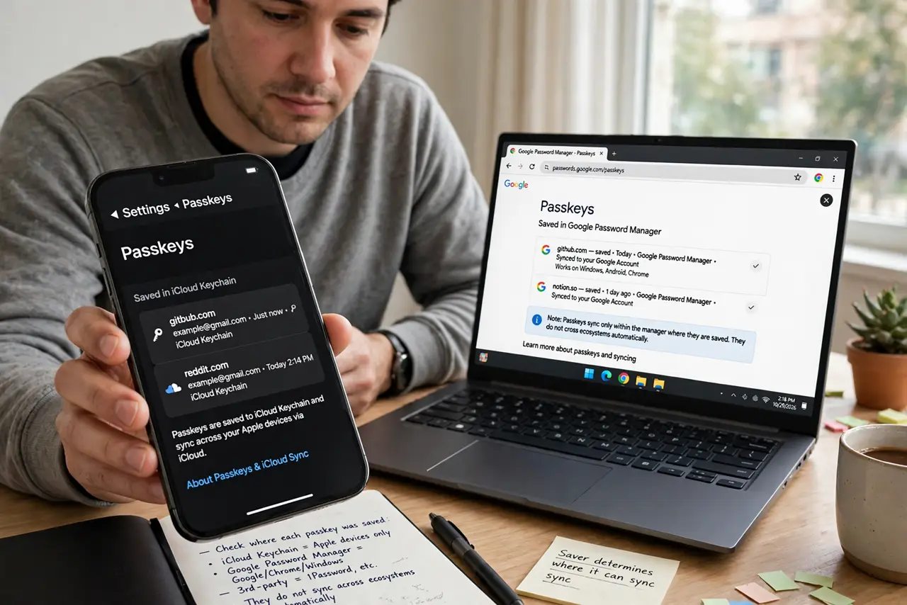 Learn where your passkeys live.