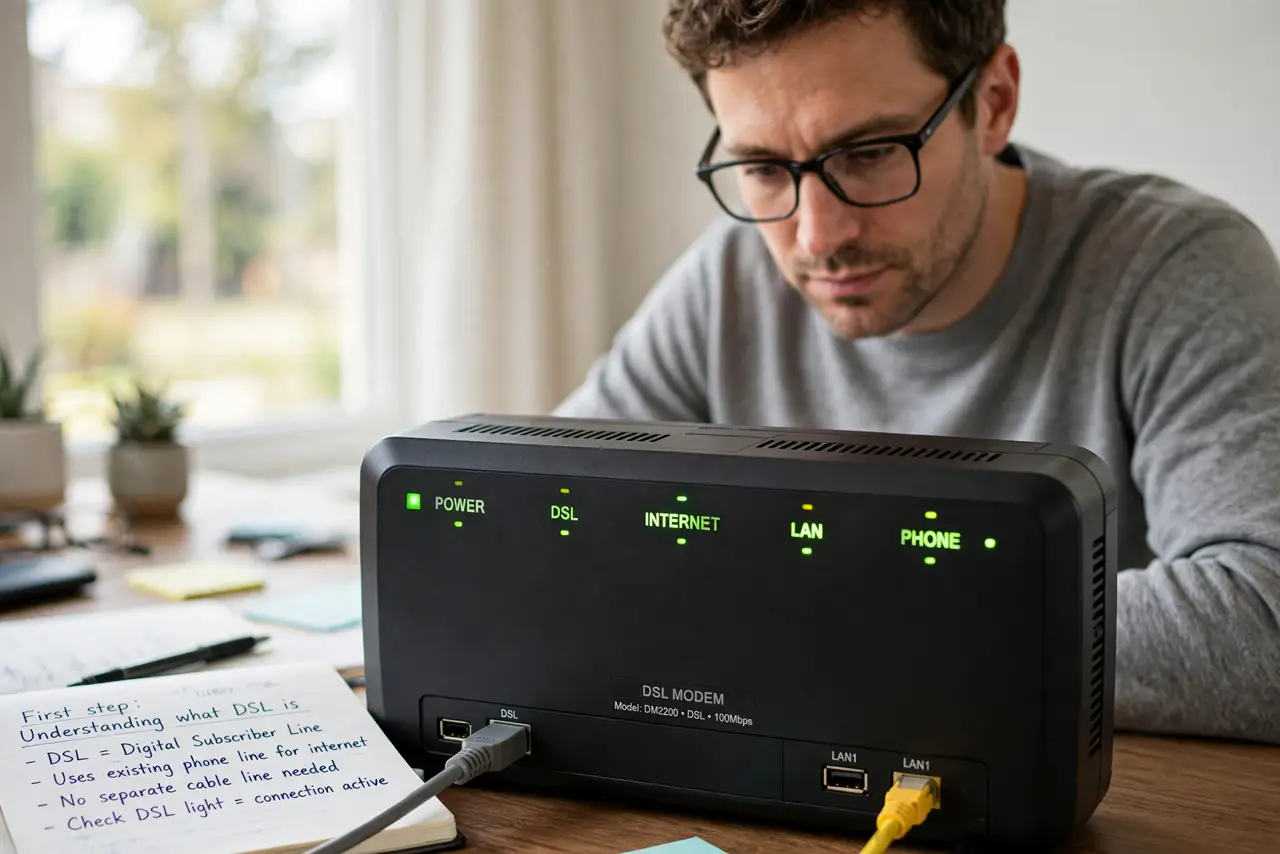 A person carrying out step one: understand what dsl is.