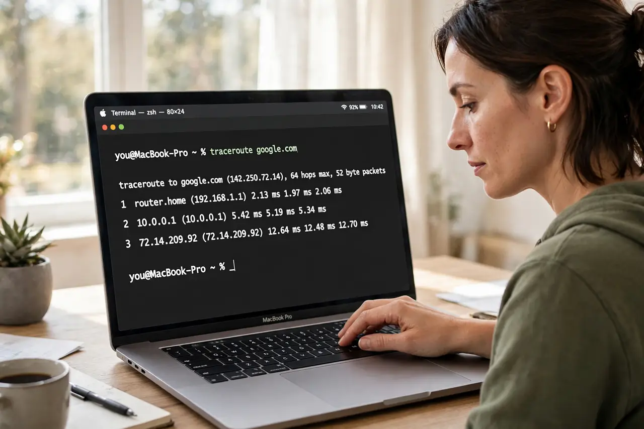 A person carrying out step one: run it from the command line.