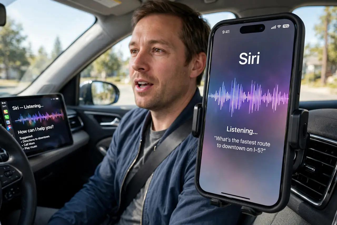 CarPlay Siri Calls the Wrong Contact — photo showing the situation described in the guide.