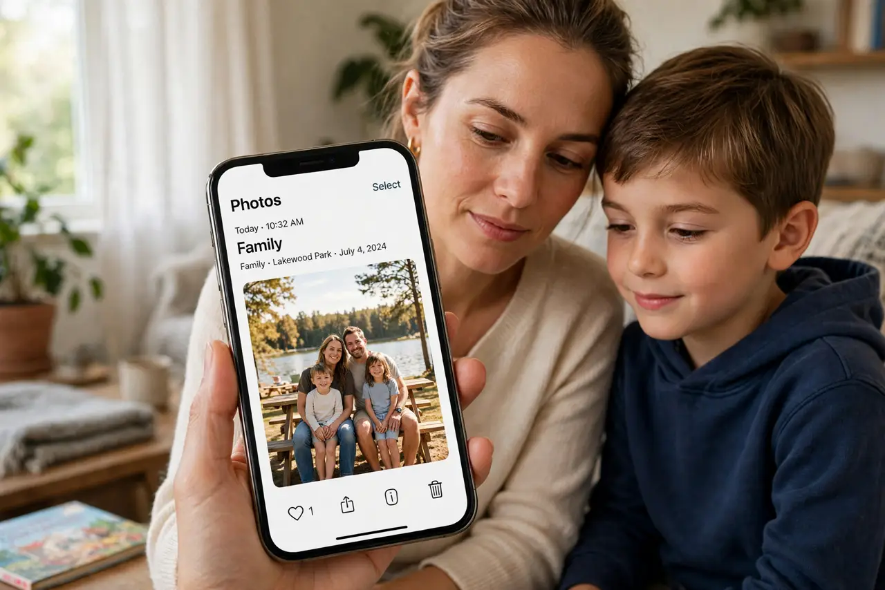 Communication Safety Blocks a Harmless Photo — photo showing the situation described in the guide.
