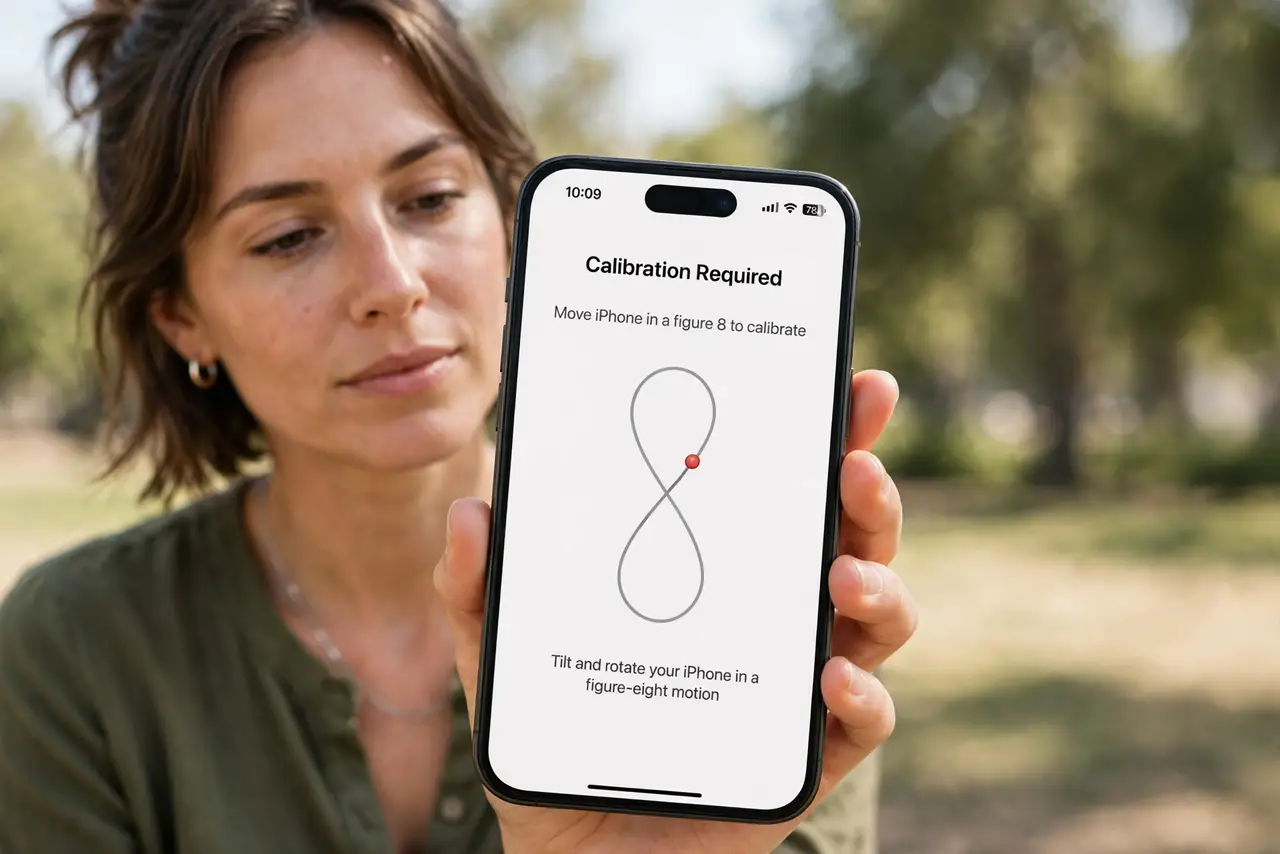 Open the Compass app.