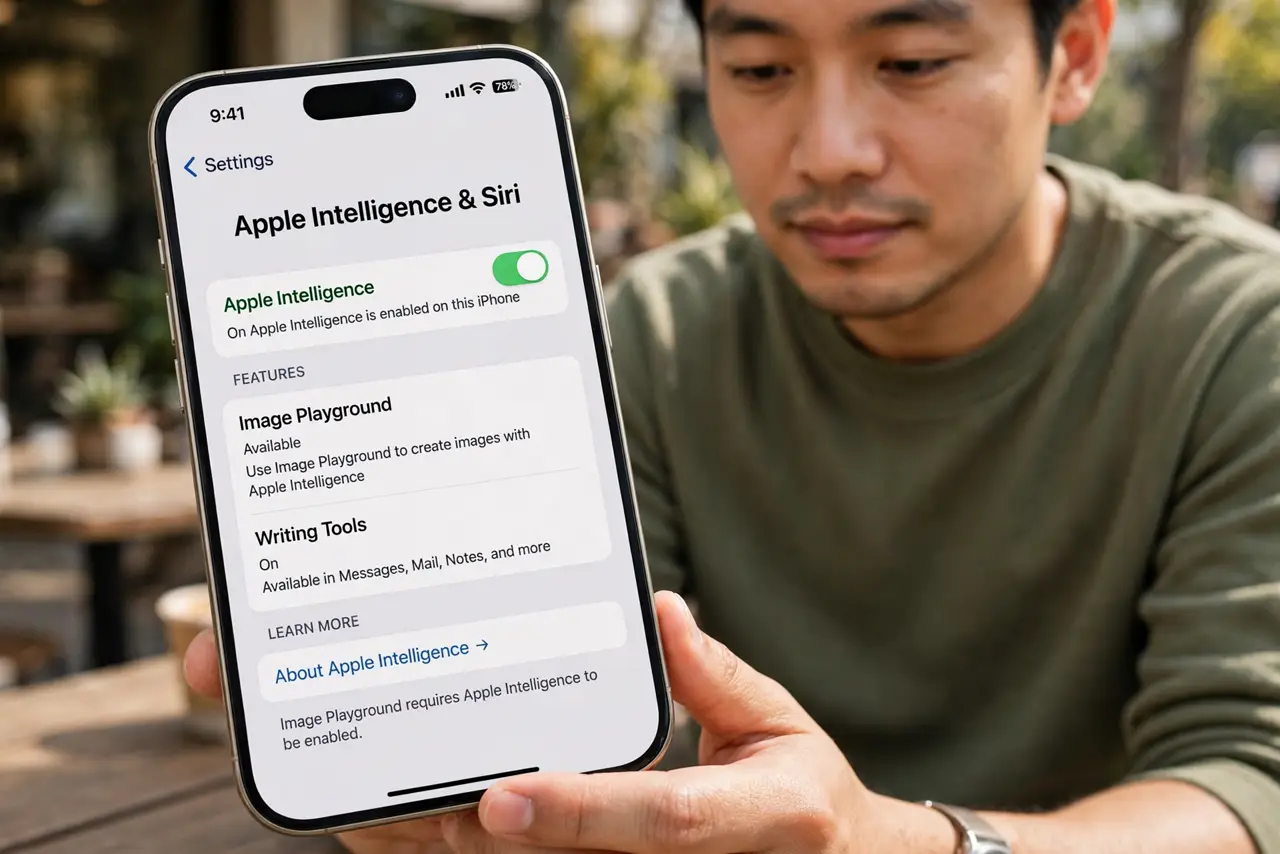 Check you have Apple Intelligence.