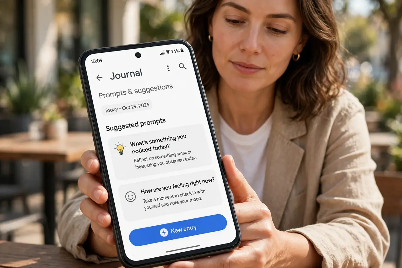 Open the Journal app.
