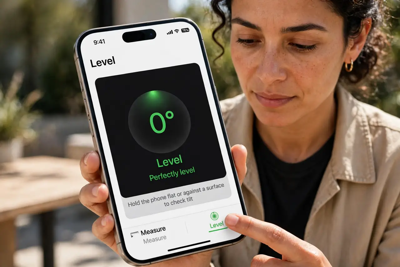 Open the Measure app.