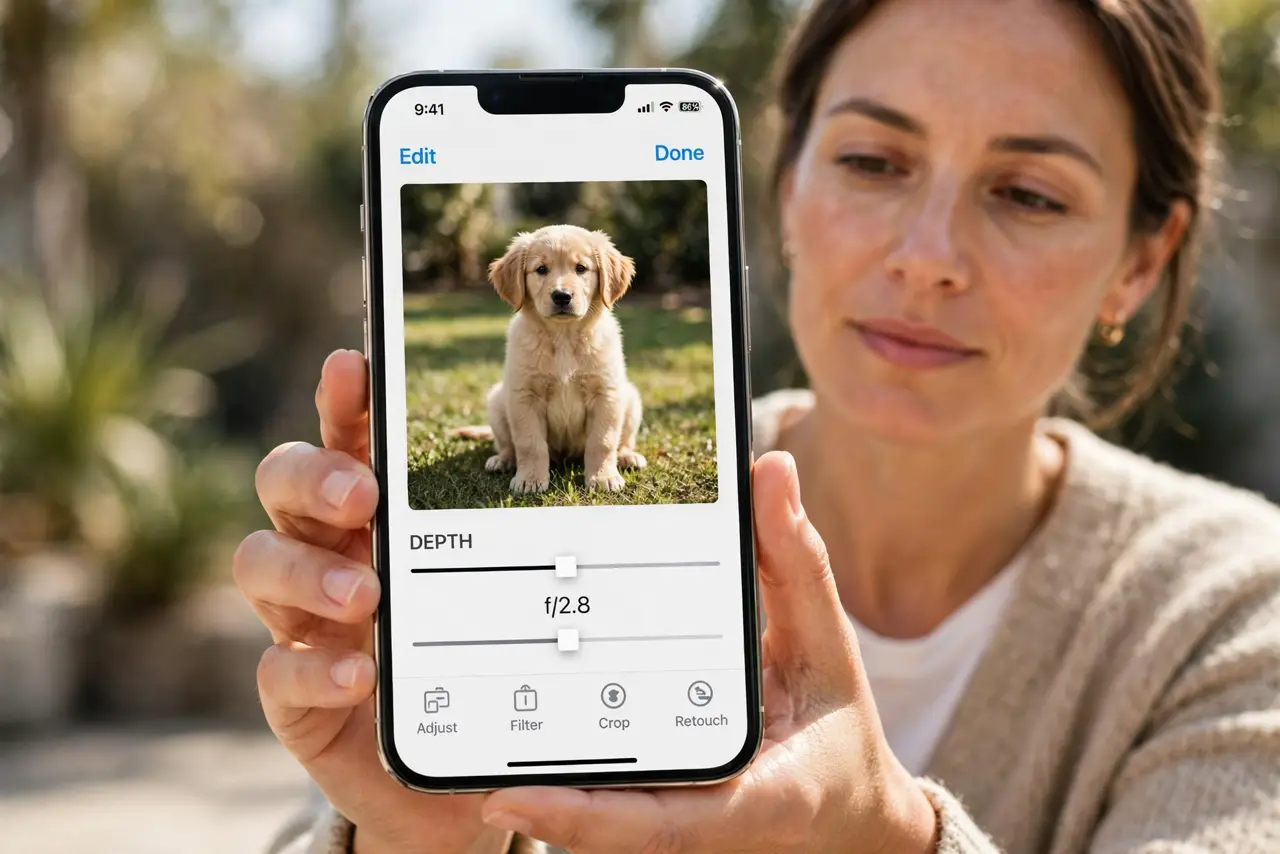 Portrait Depth Edit Is Greyed Out — photo showing the situation described in the guide.