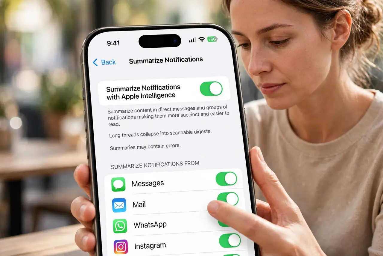 Enable notification summaries.