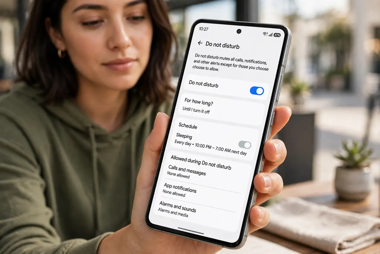 Open Focus settings.