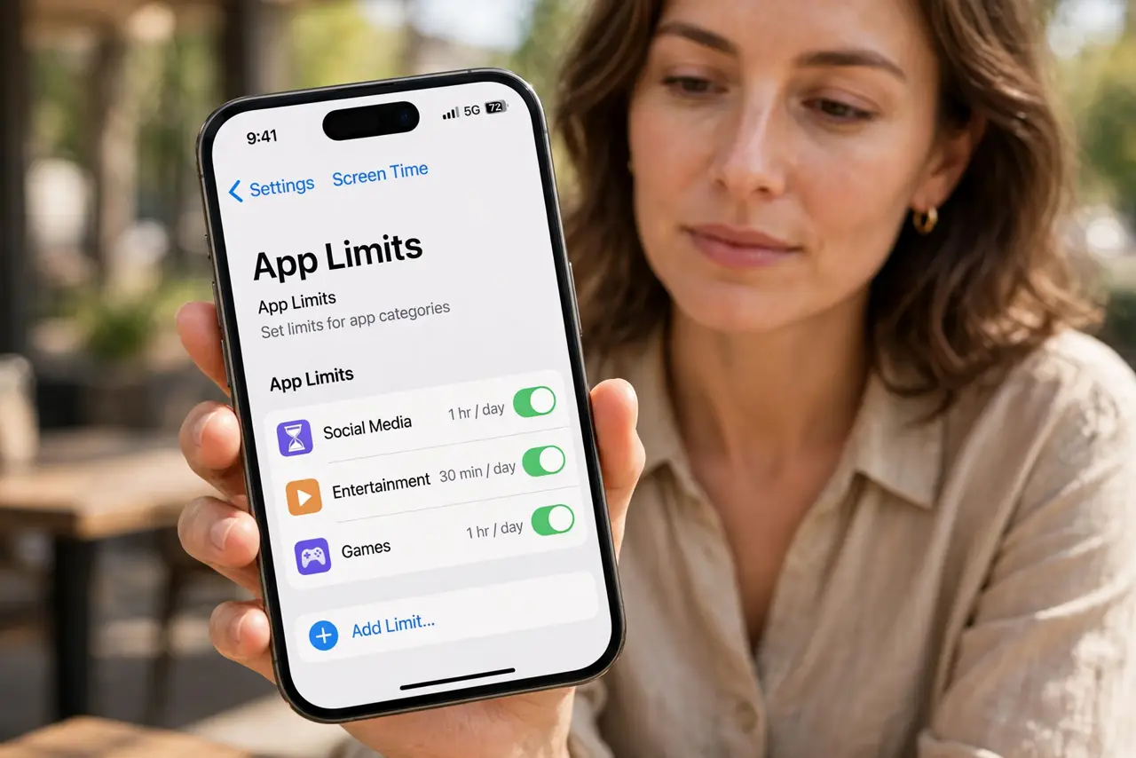 An App Limit Is Ignored Just Once a Day — photo showing the situation described in the guide.