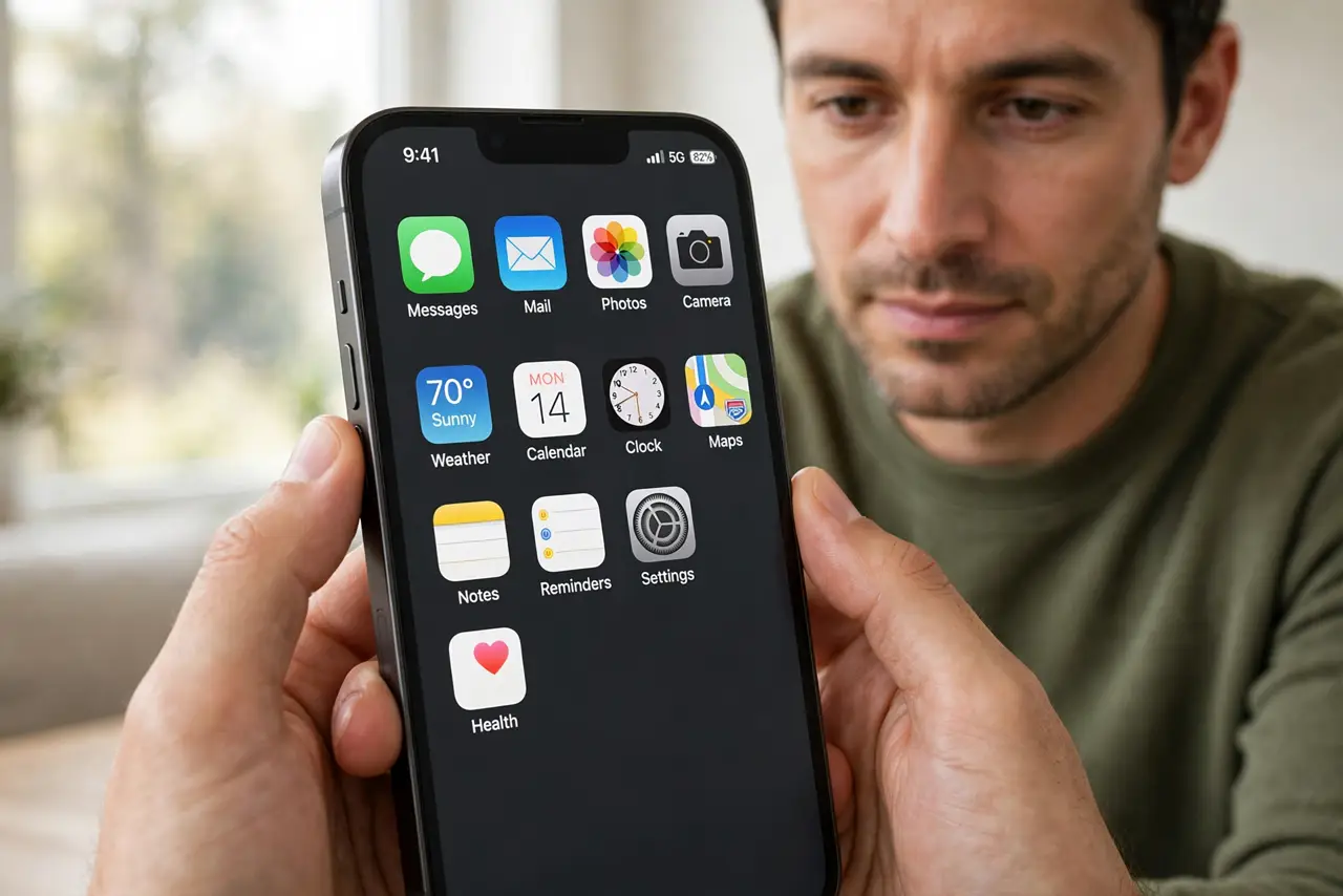 Person performing step 1: Press both buttons quickly together. Press the side button and volume up at the same moment, then release quickly. Holding too long...