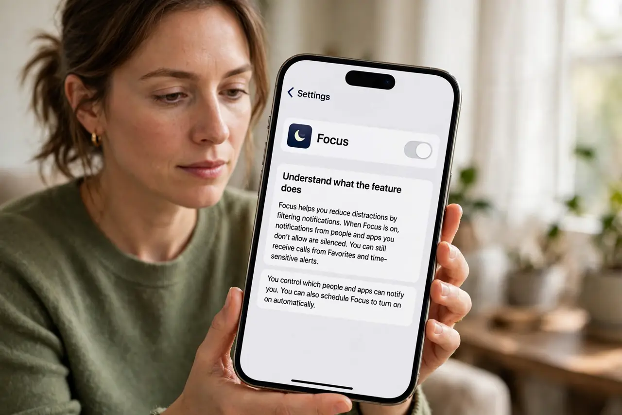 Step 1 in action for Silence Unknown Callers Blocks Wanted Calls: Understand what the feature does.