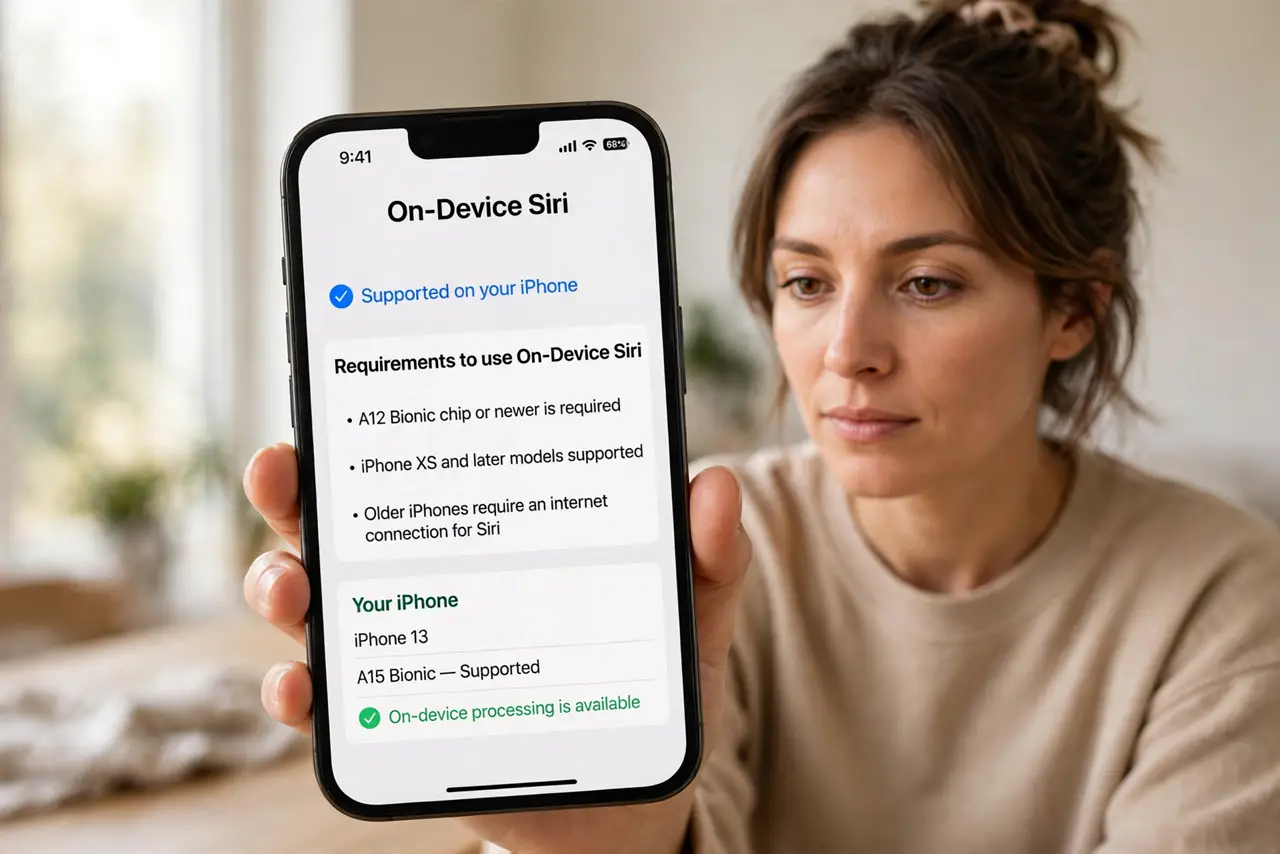 Check your iPhone supports it.