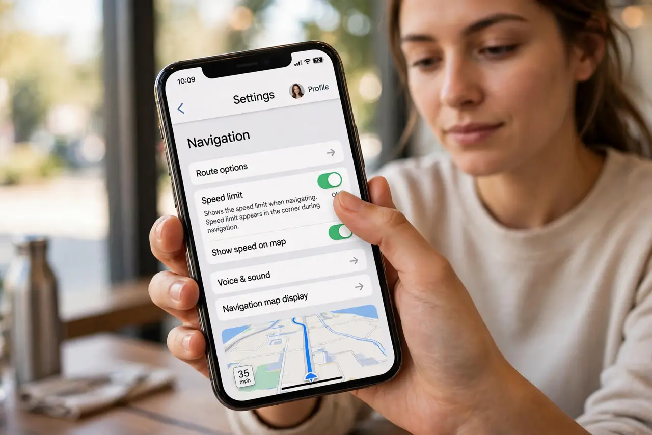 Turn it on in Google Maps.