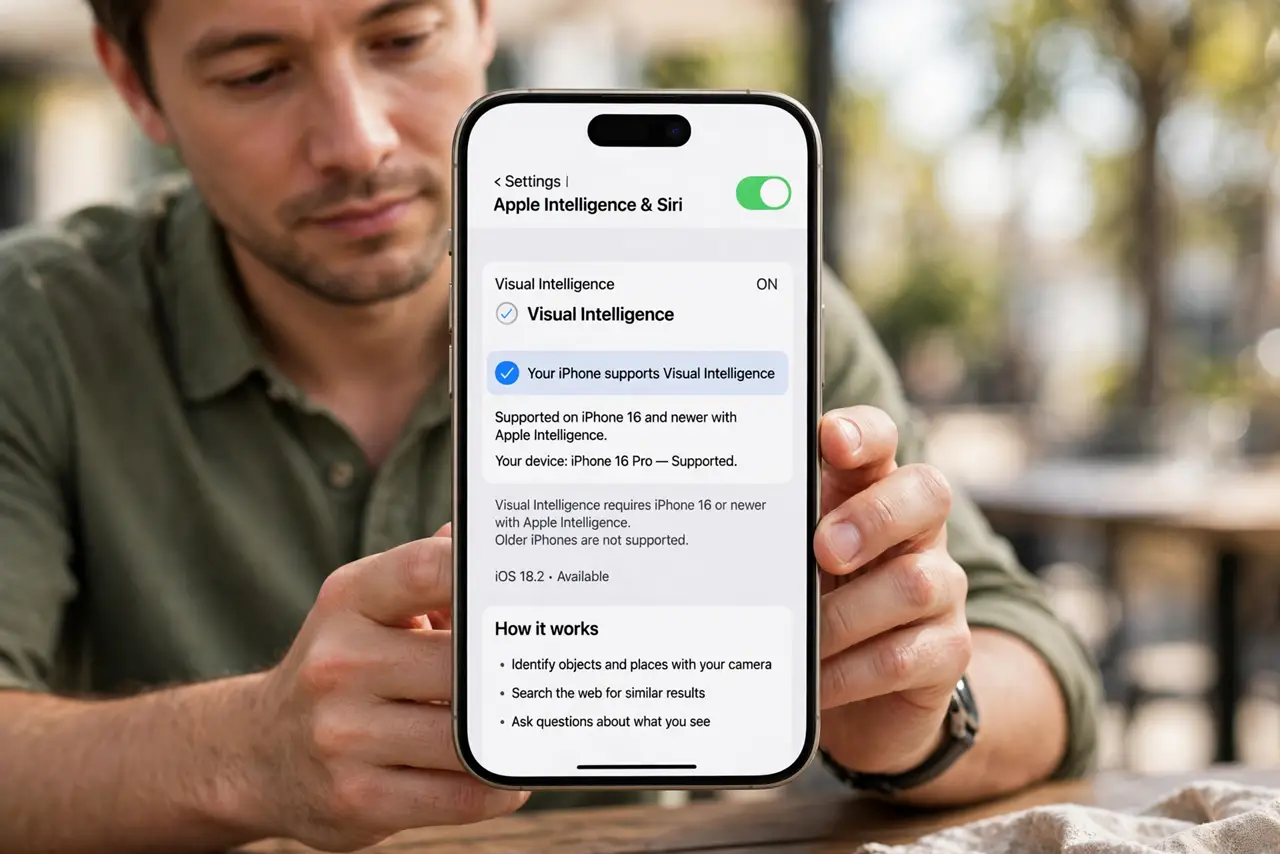 Check your iPhone supports it.