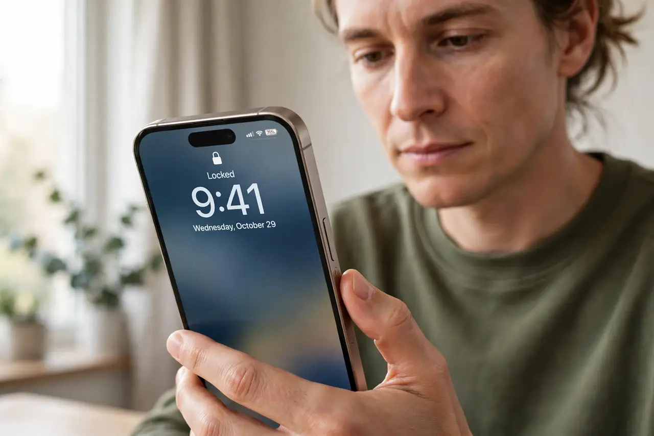 Person performing step 1: Lock the iPhone first. Lock your iPhone and test a notification. The watch only mirrors alerts when the phone is locked and the watch is...