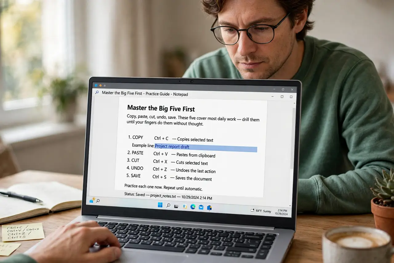 Master the big five first.