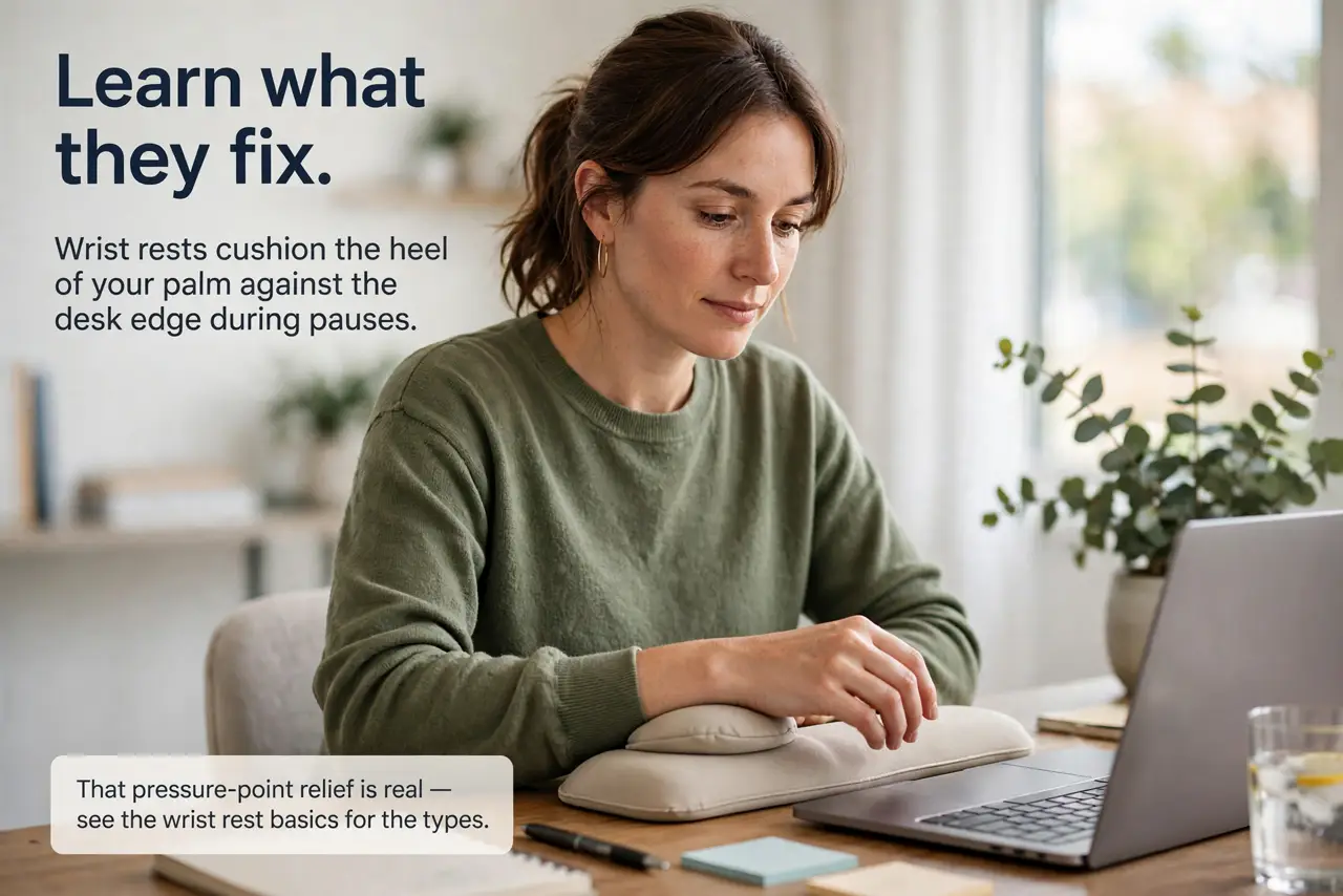 A person performing the first step of the guide: Learn what they fix.