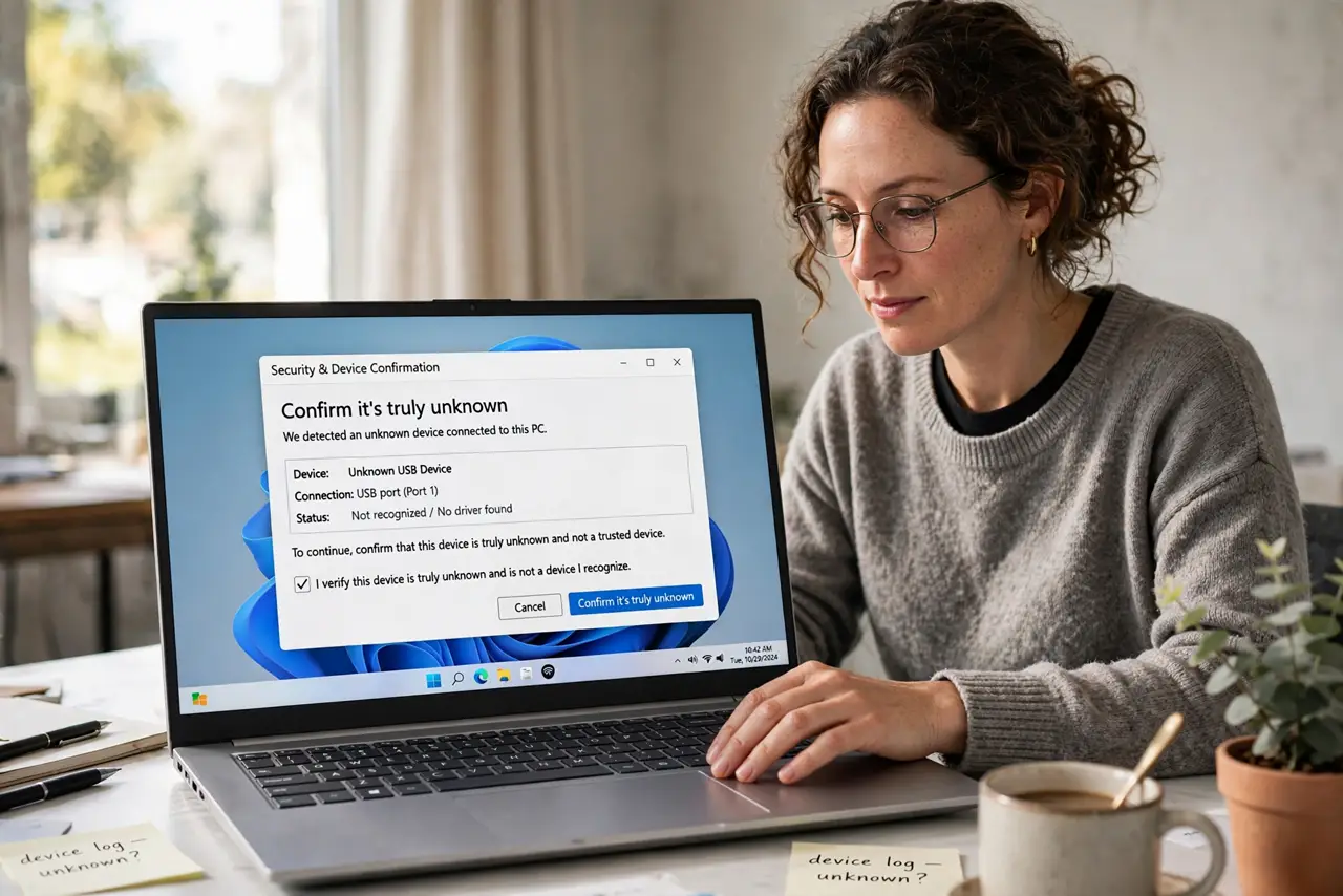 Step 1 in action for Kick an Unknown Device Off Your Wi-Fi: Confirm it's truly unknown.