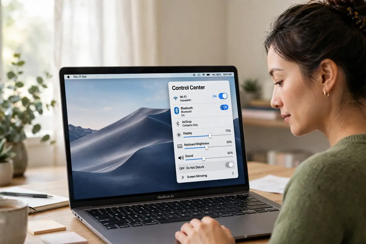 The Control Center Wi-Fi Toggle Is Missing — photo showing the situation described in the guide.