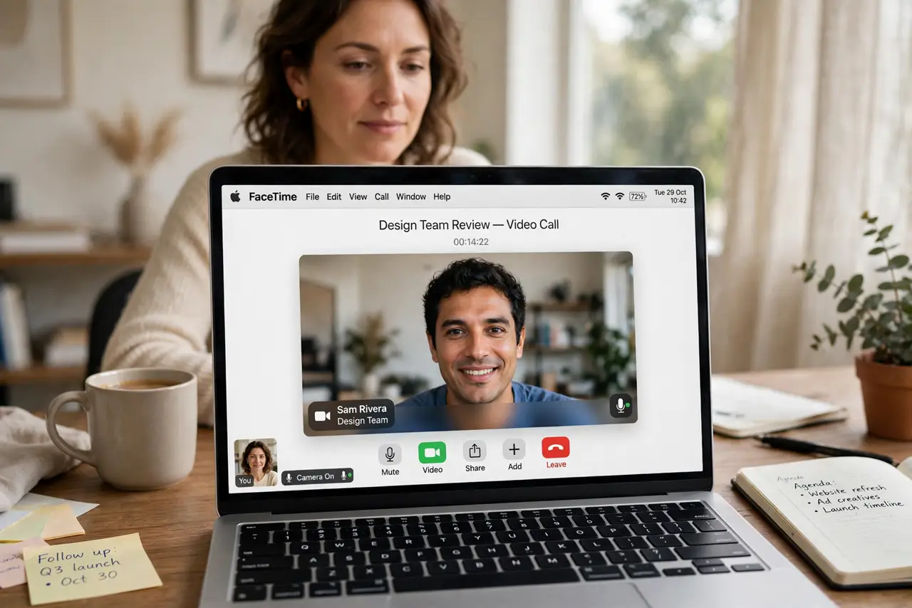 The Fan Spins Only During Video Calls — photo showing the situation described in the guide.