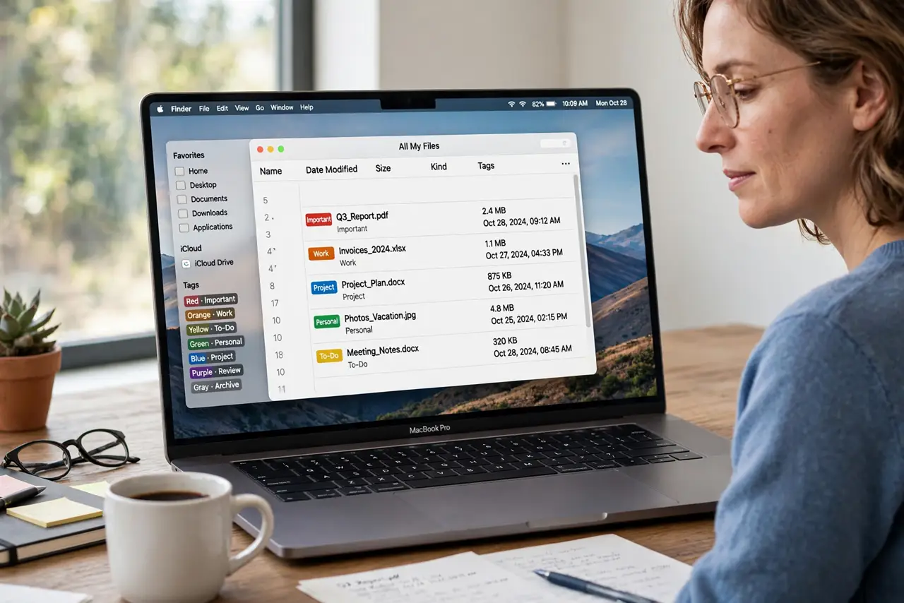 Finder Tags Disappear After iCloud Sync? Fix It — photo showing the situation described in the guide.