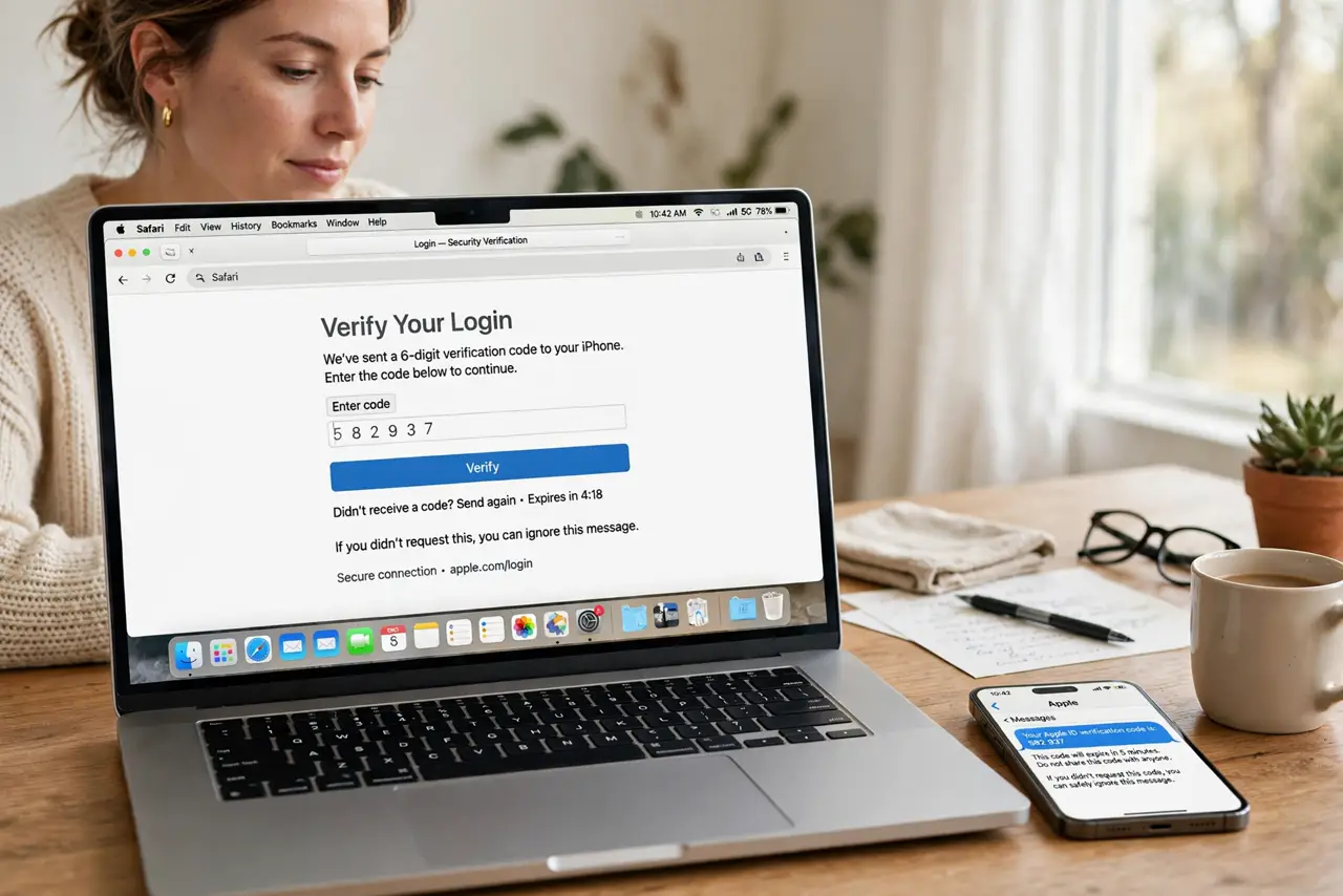 iCloud Keychain Code Is Not Accepted — photo showing the situation described in the guide.