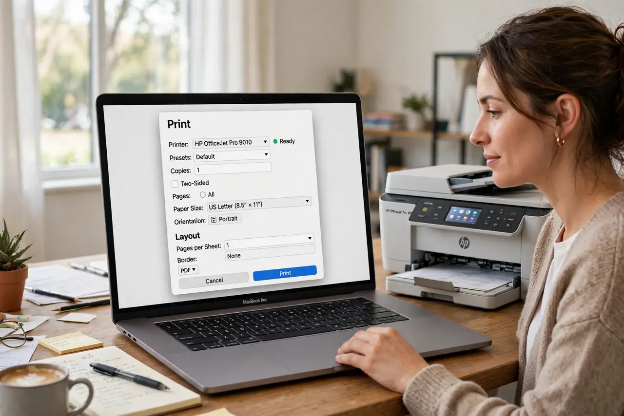 Printer Presets Reset on Every Print — photo showing the situation described in the guide.