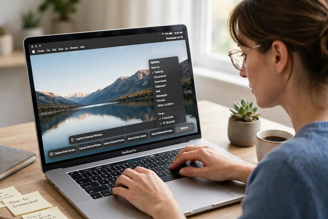 Screenshots Copy Instead of Saving? Fix It — step 1 being performed on the device.