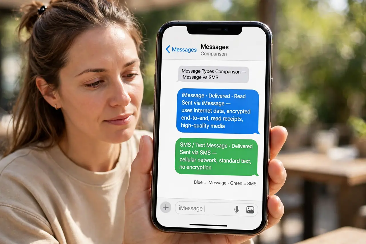 A person performing step 1: Understand the two kinds of messages.