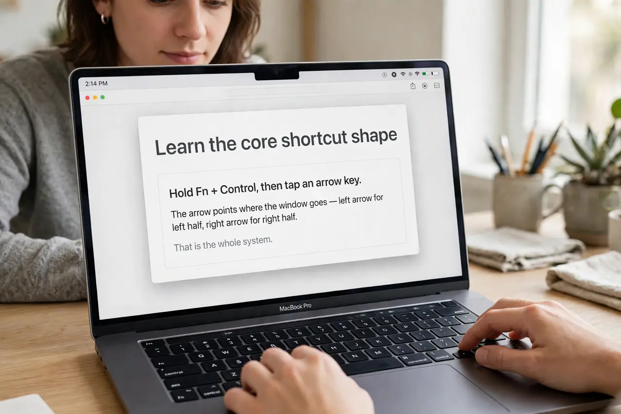 Learn the core shortcut shape.