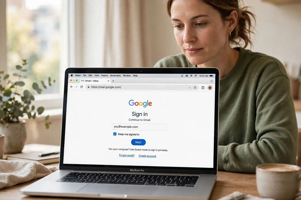 Open the site in Safari.