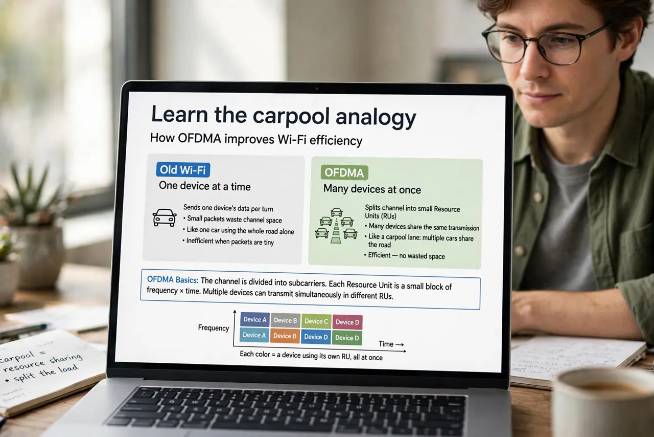 Learn the carpool analogy.