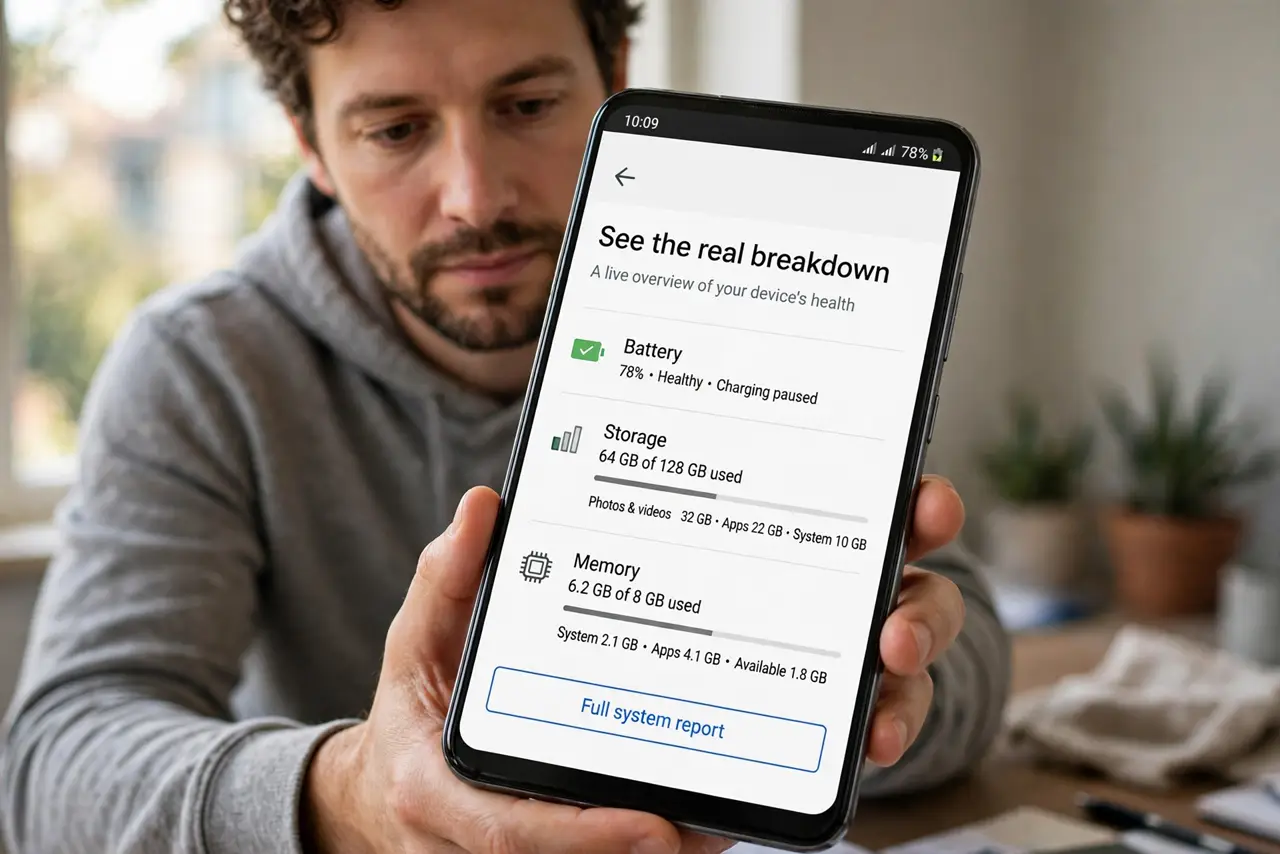 Step 1 in action for 'Other' Storage Huge on Android: See the real breakdown.