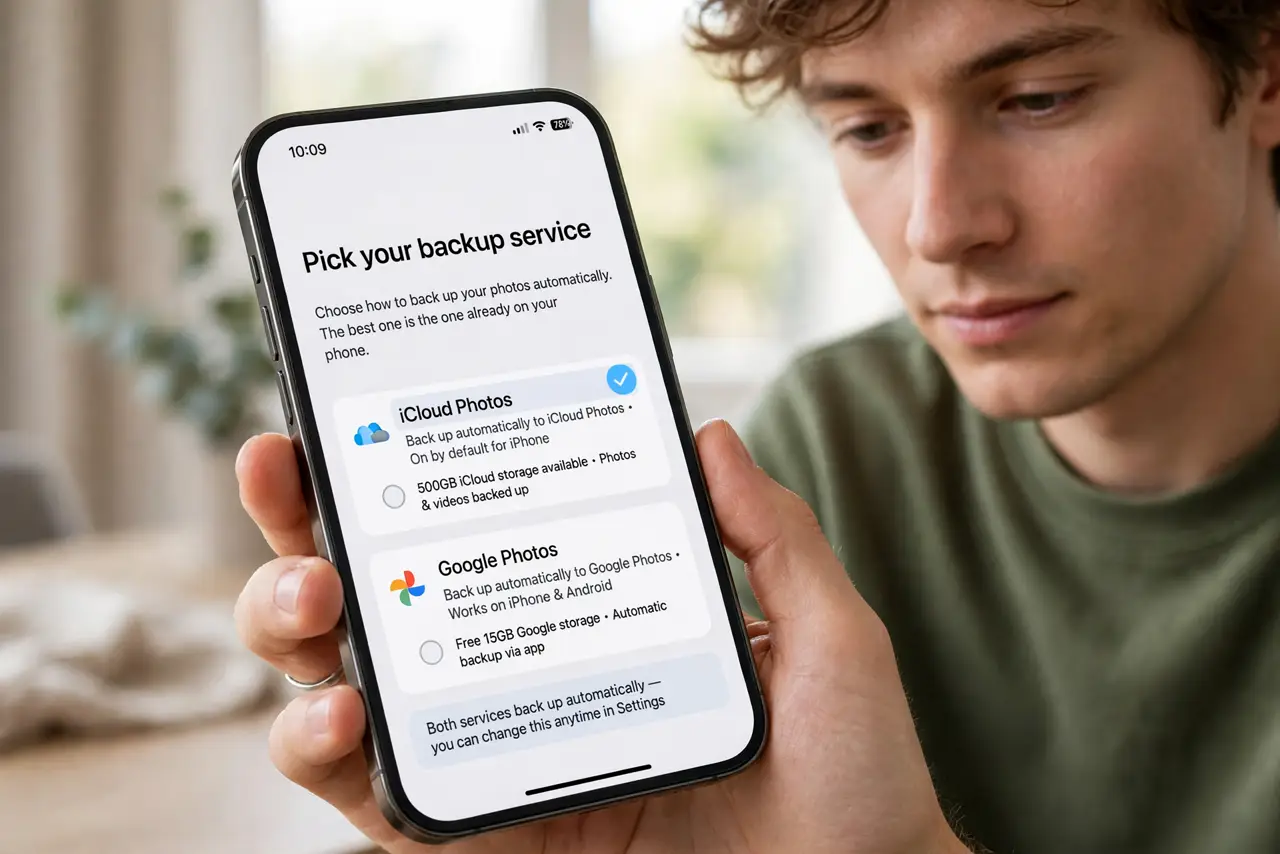 Pick your backup service.