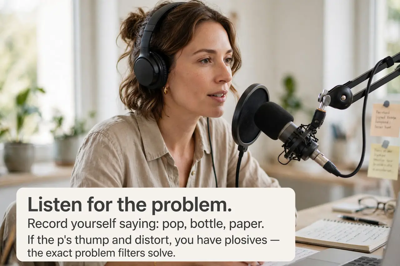 A person performing the first step of the guide: Listen for the problem.