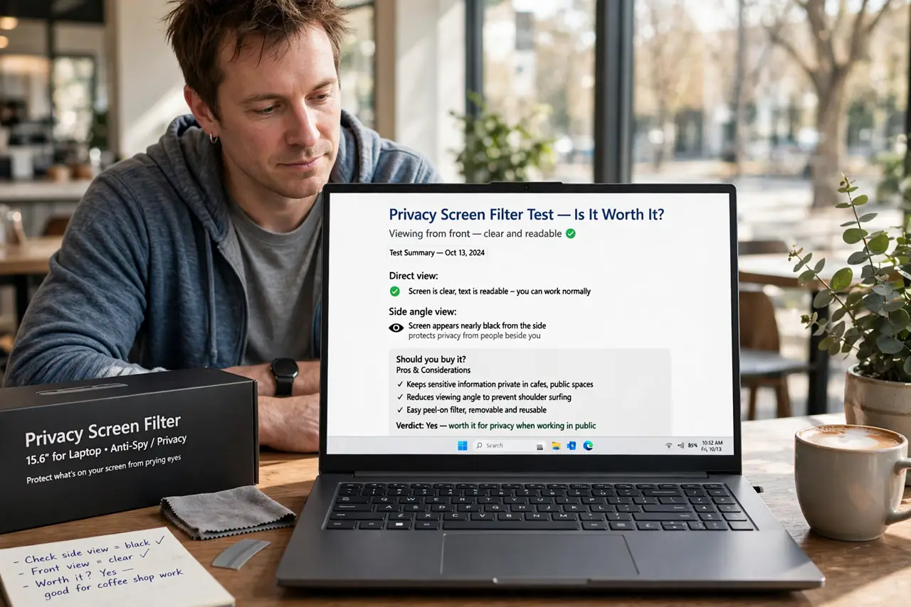 Get a privacy screen filter.
