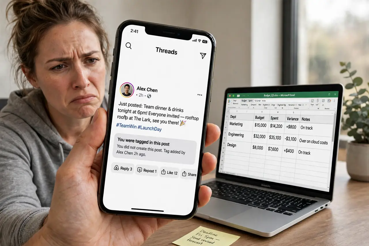 Social Account Posting Things You Did Not Post? — photo showing the situation described in the guide.