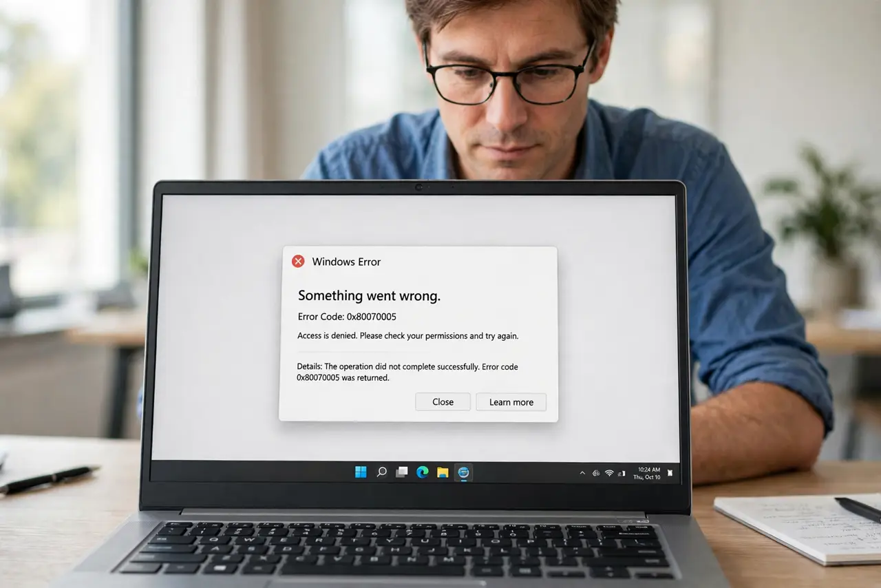 Person performing step 1: Read the exact error code. Click the cell and read the full error, such as a value error or a reference error. Each code narrows the...