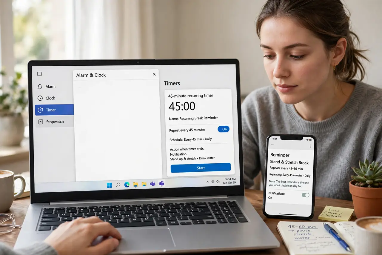 Set a simple recurring timer.