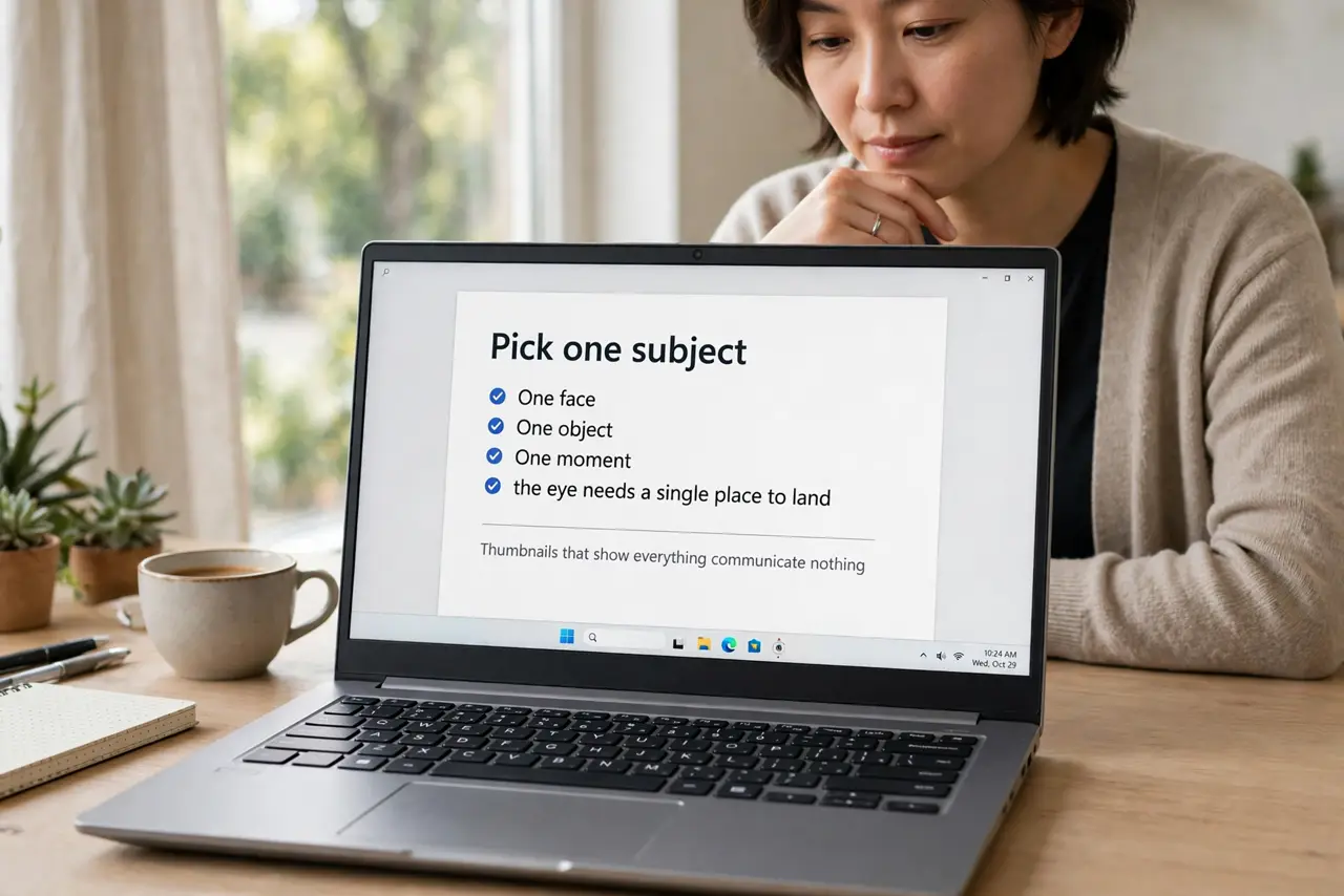 Pick one subject.